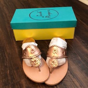 Brand new with box Jack Rogers Rose Gold Sandal